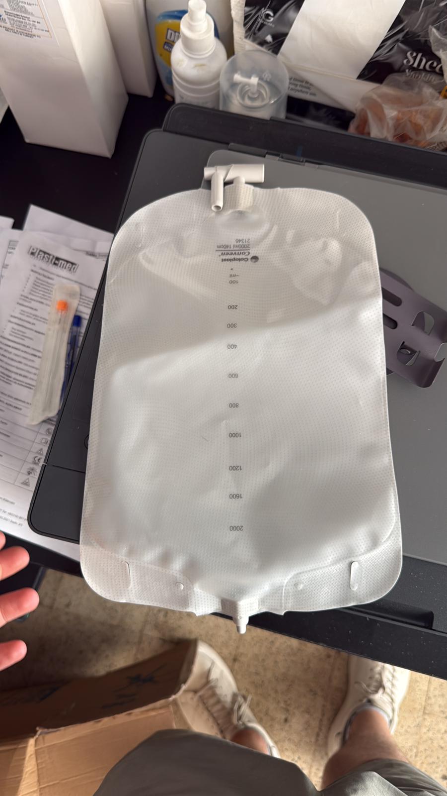 coloplast urostomy night bag